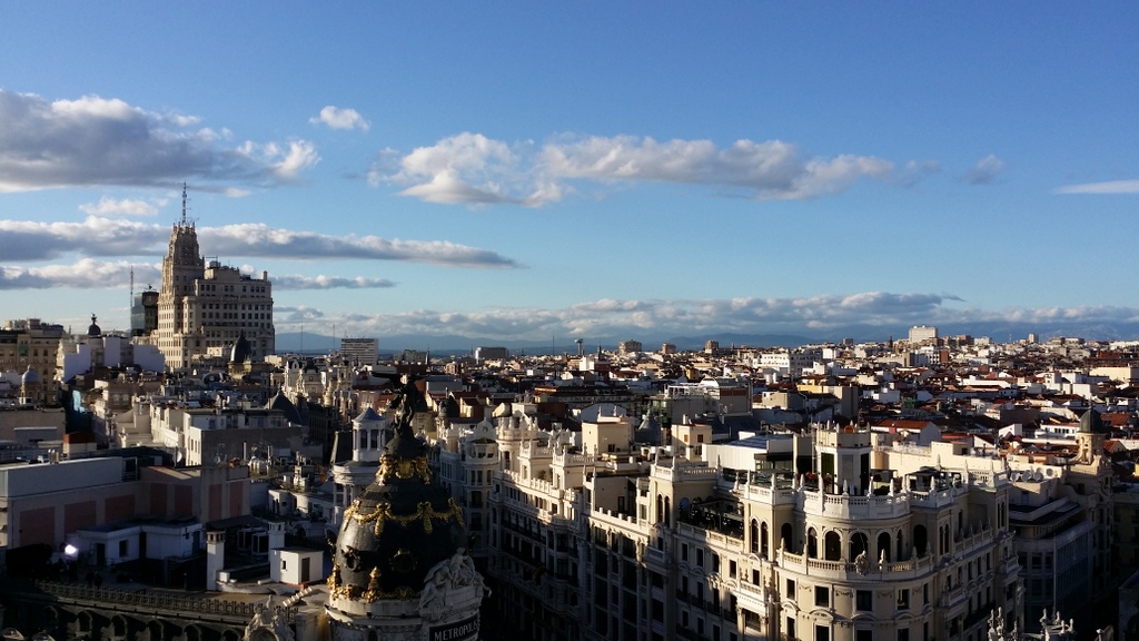 Madrid vue du ciel
